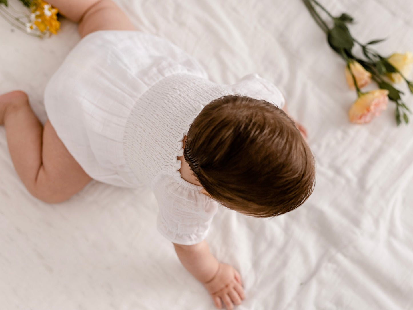 Flora Romper - Organic Cotton Muslin