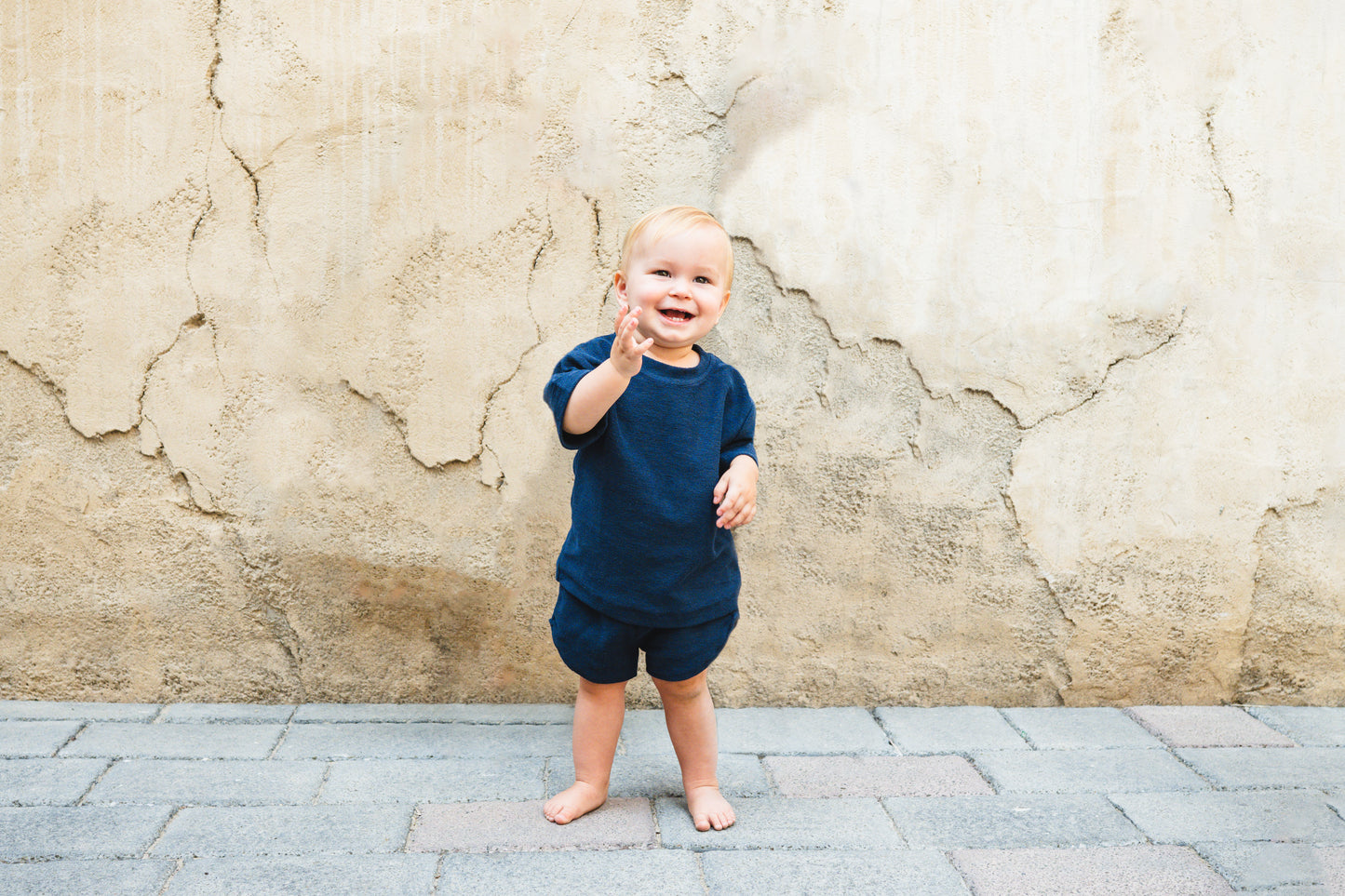 French Terry Set Midnight Blue