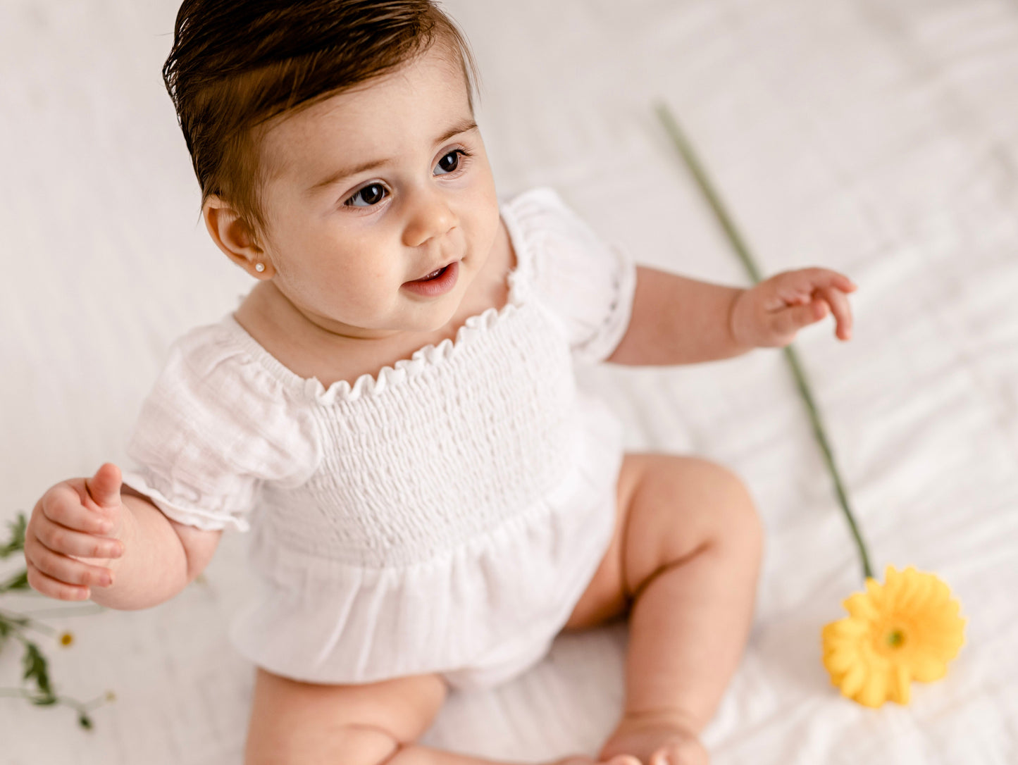 Flora Romper - Organic Cotton Muslin