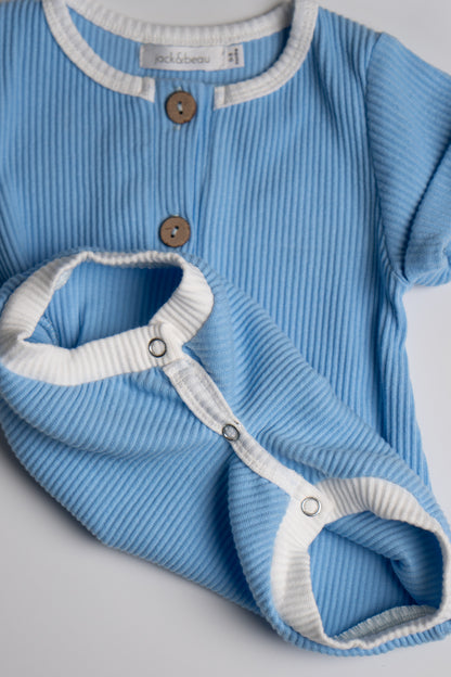 Freddie Romper Cloud Blue