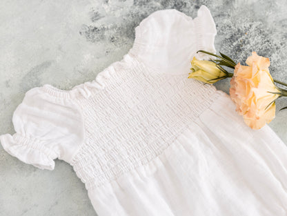 Flora Romper - Organic Cotton Muslin